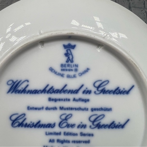 Christmas 1979 plate - Picture 5 of 8